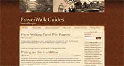 Desktop Screenshot of prayerwalkguides.com