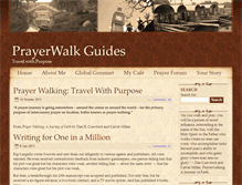 Tablet Screenshot of prayerwalkguides.com